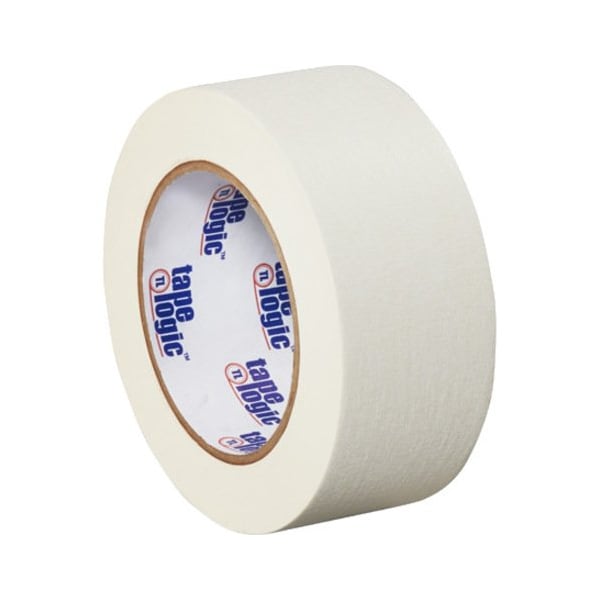 Tape Logic Masking Tape, 2x60 yd., White, PK12, 2" W x 60 yds L, White, 12 PK T93700312PKW - main